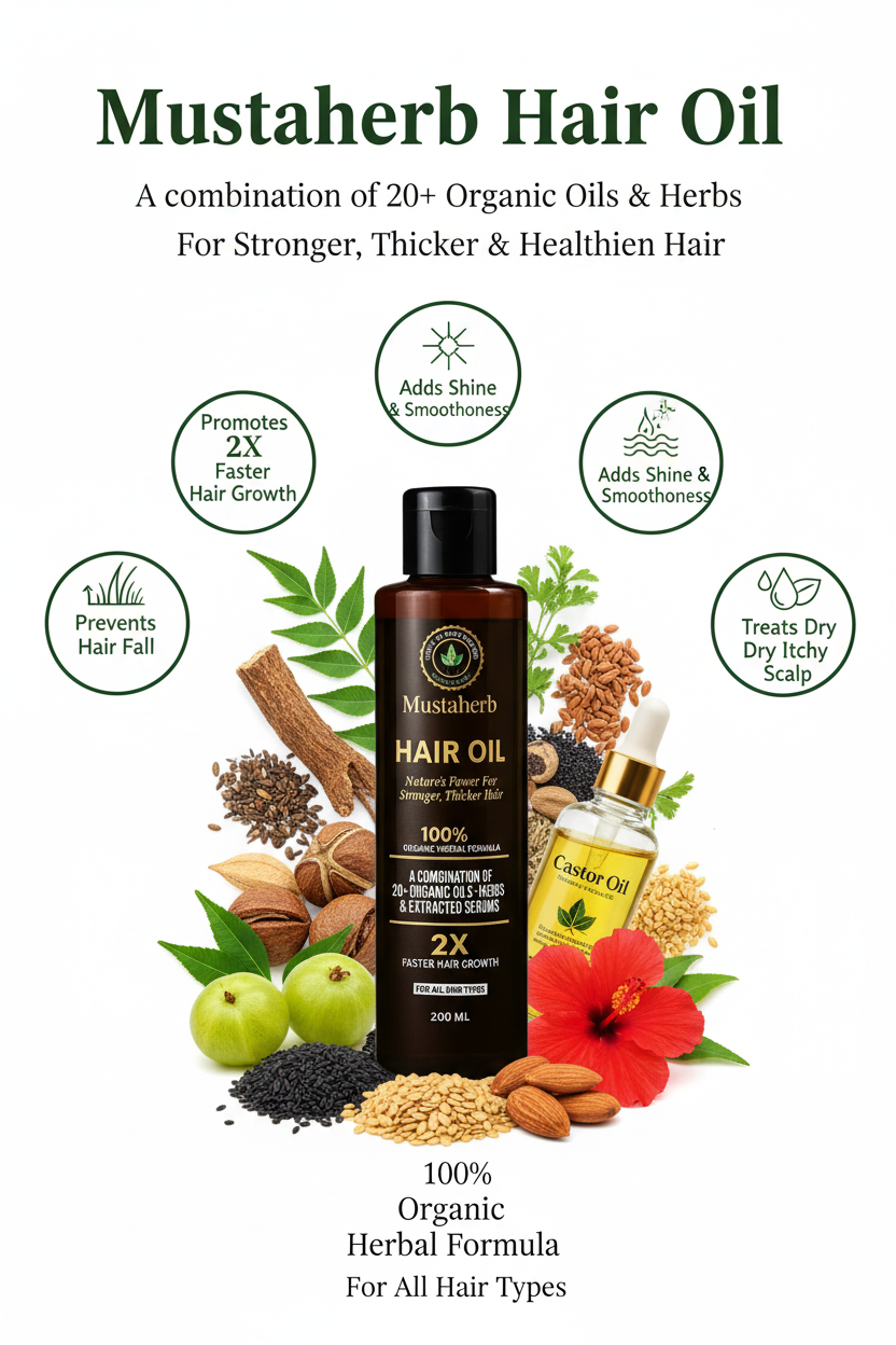 Mustaherb Hair Oil